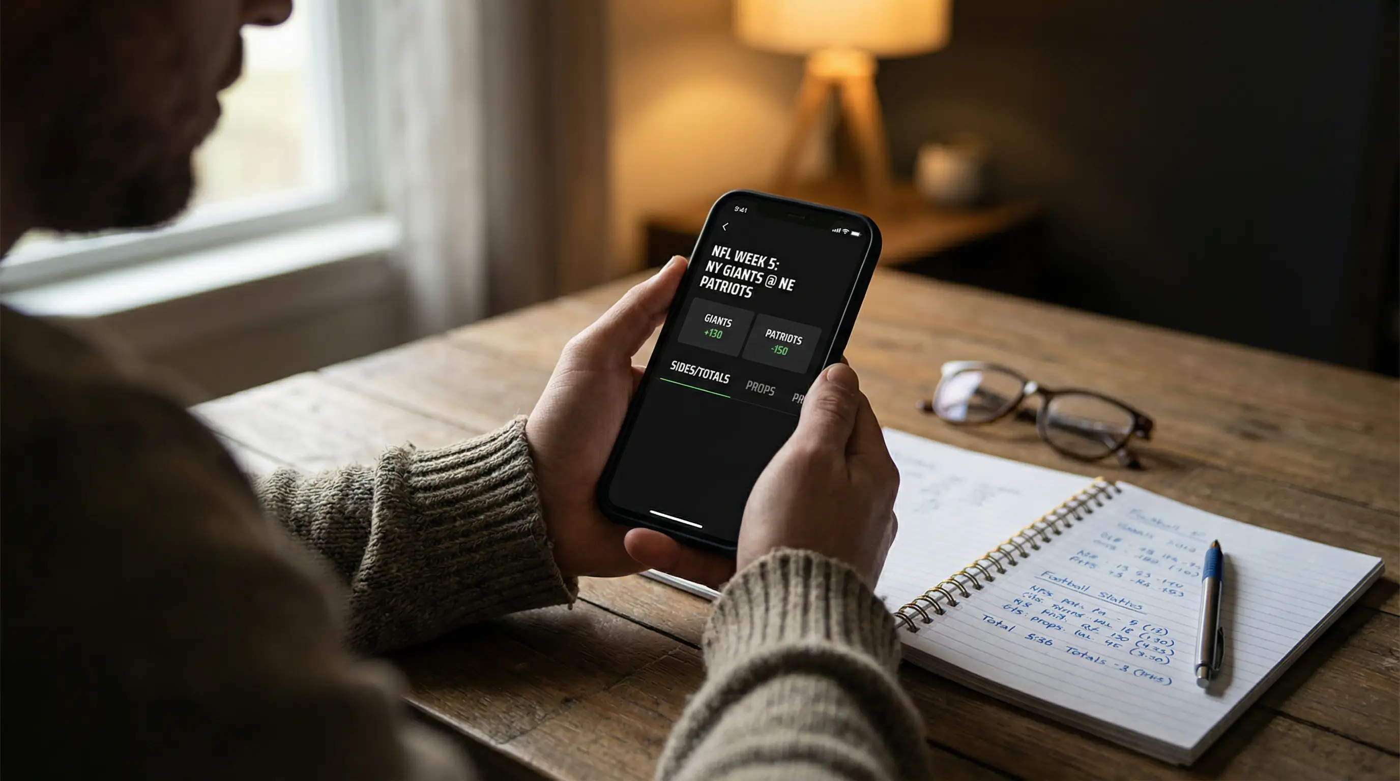 Tabla de cuotas americanas decimales y fraccionales para apuestas NFL